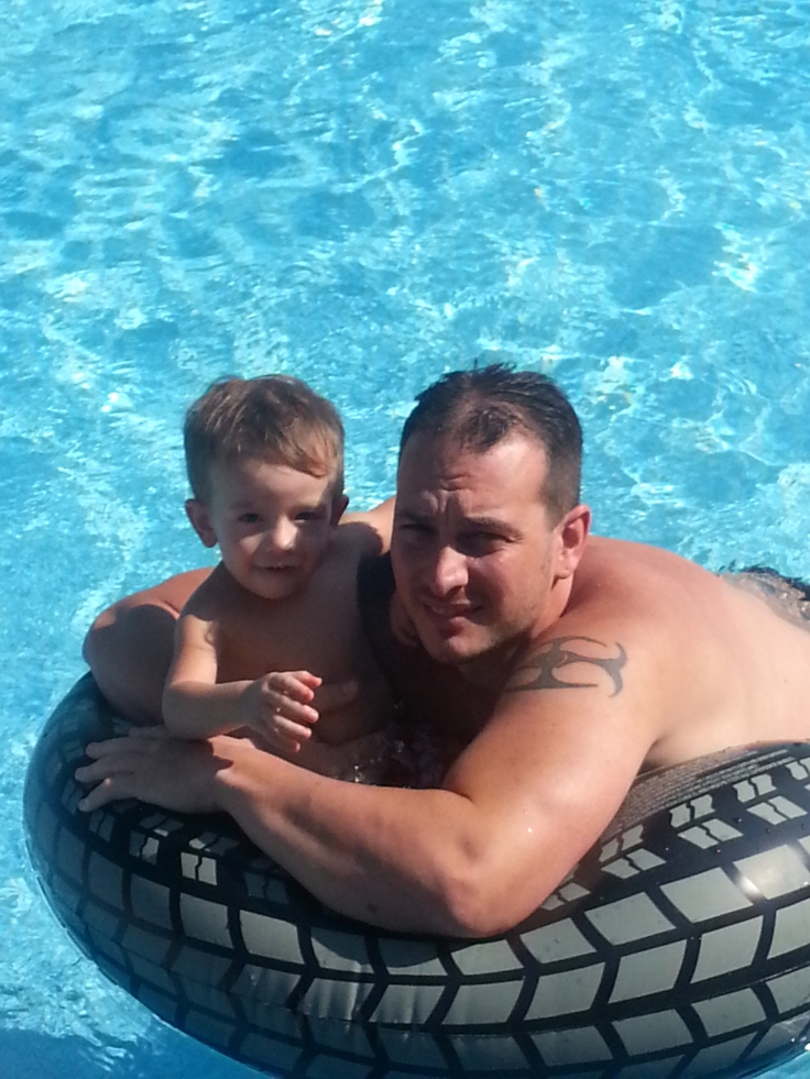 two of the four of the men in my life 